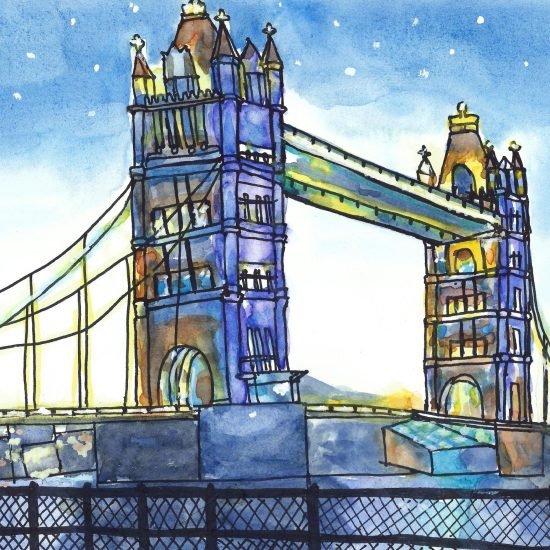 London Tower Bridge at Night